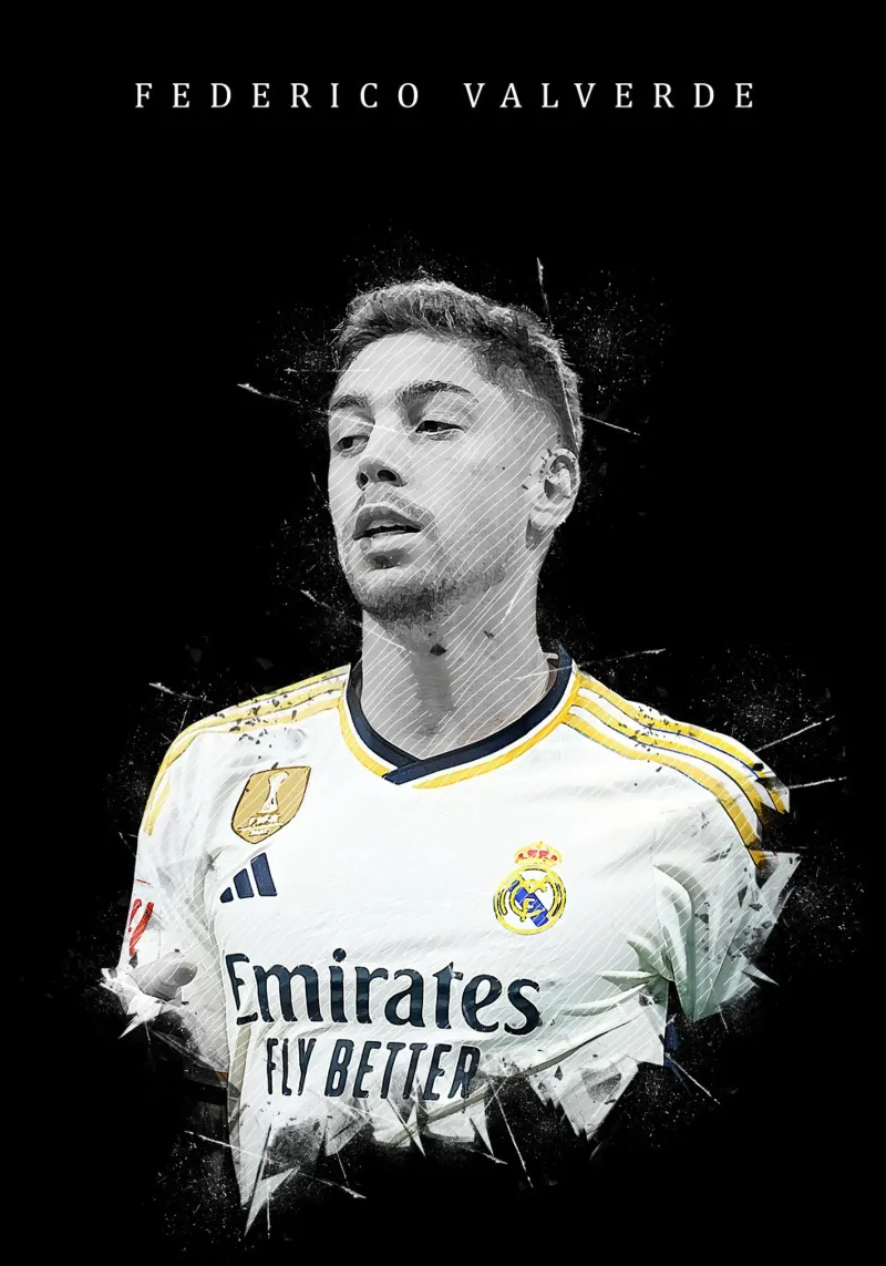 Federico Valverde pellicola backlit da tenten