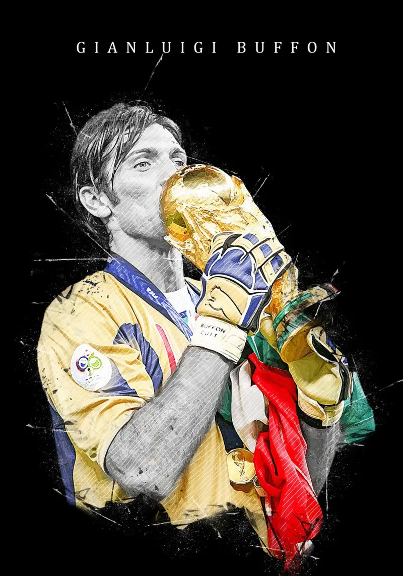 Gianluigi Buffon pellicola backlit da tenten