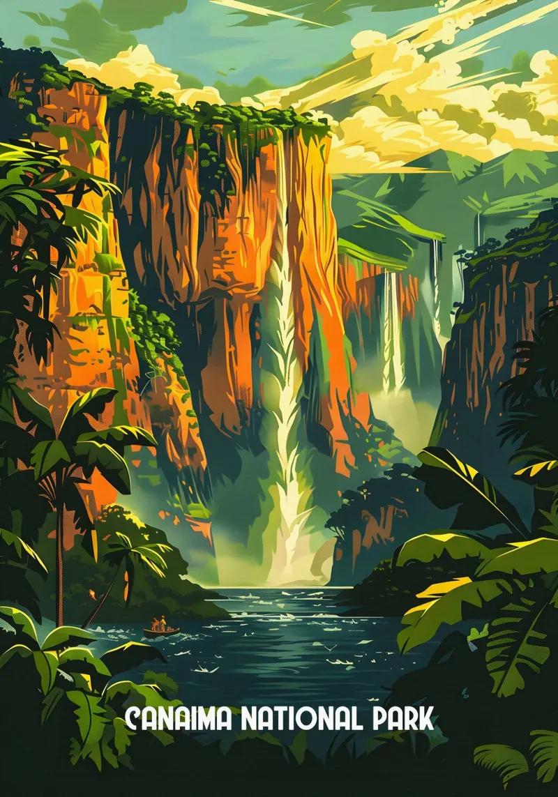 Canaima National Park pellicola backlit da Travelstudio