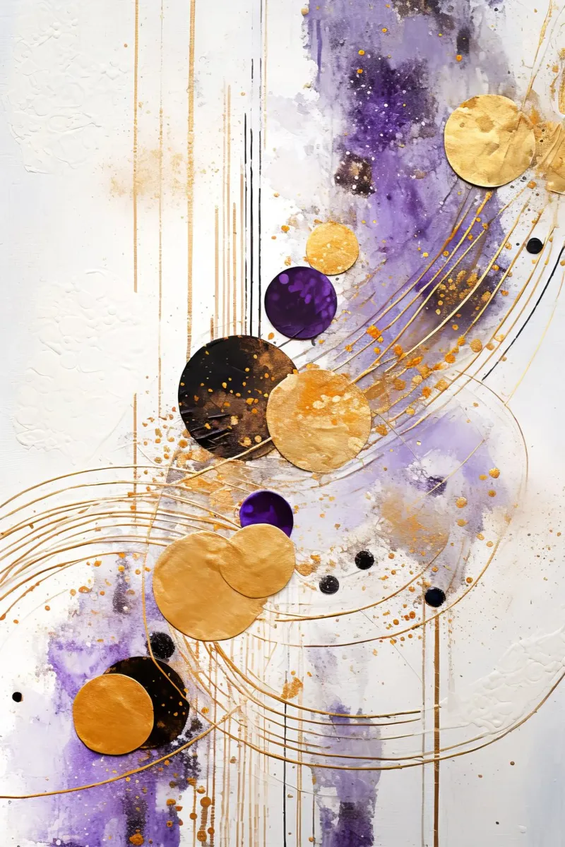 ABSTRAKTE KUNST Piacere poster con telaio in plastica da Melanie Viola