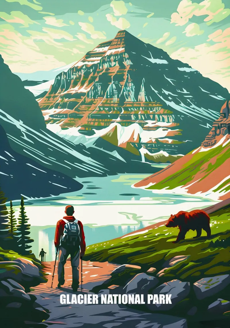 Glacier National Park pannello forex da Travelstudio