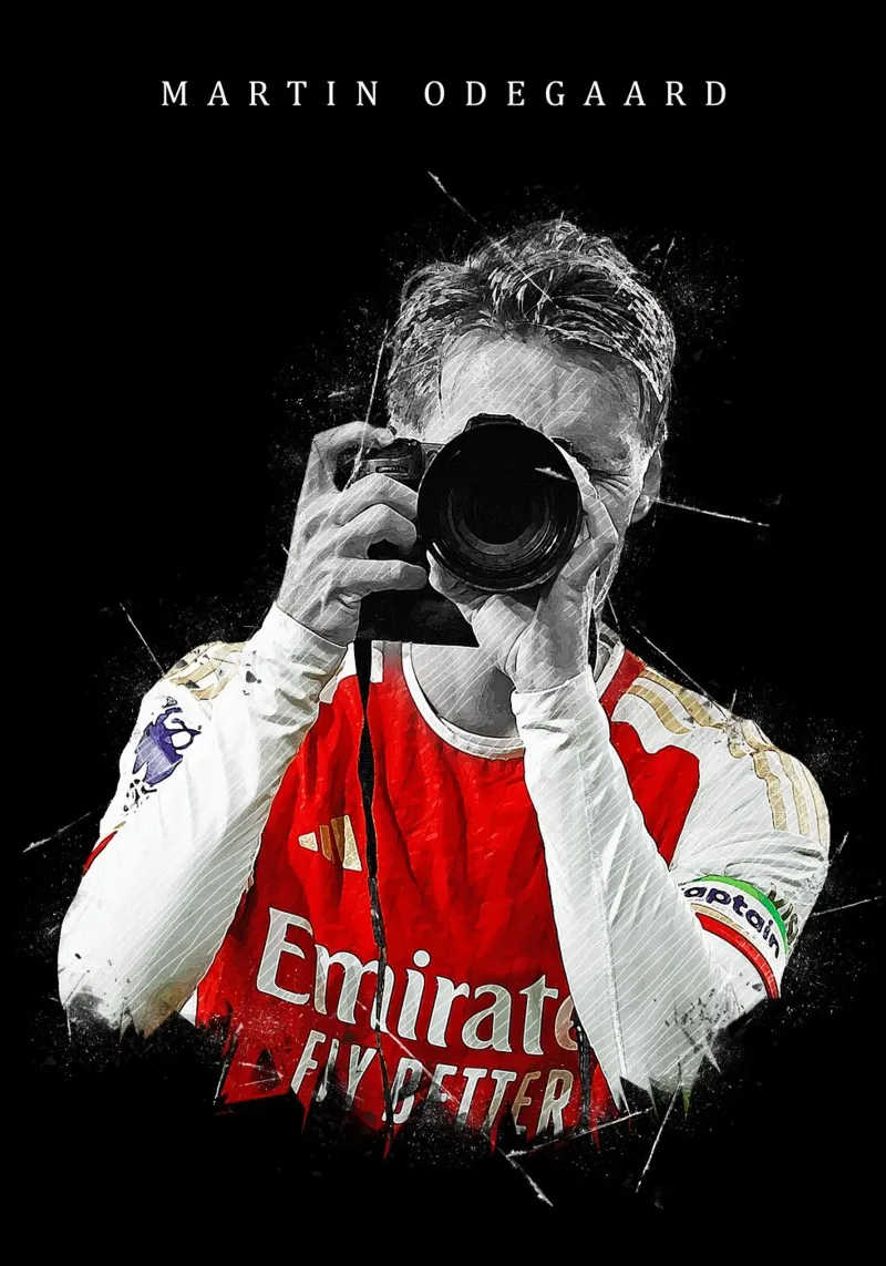 Martin Odegaard poster da tenten