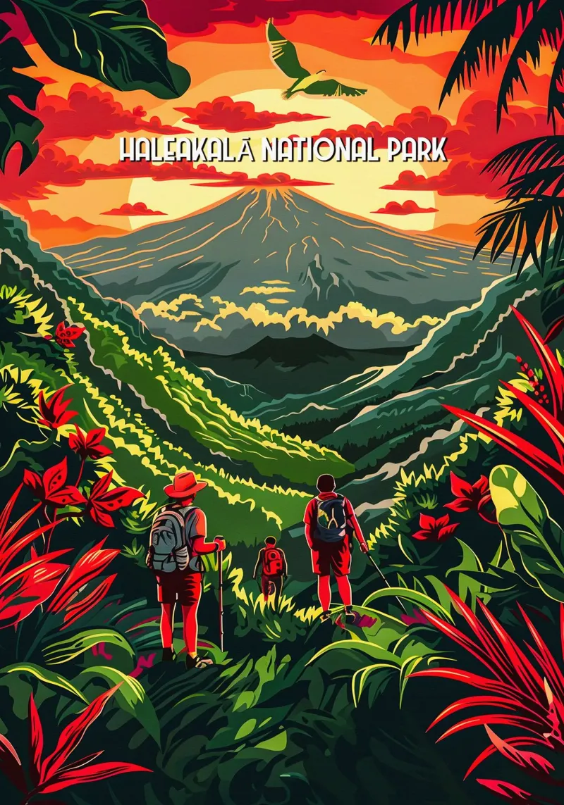 Haleakalā National Park carta hahnemühle da Travelstudio