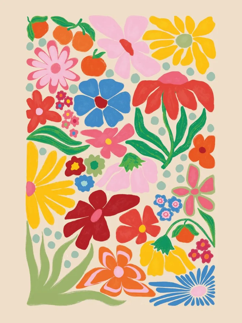 Spring Flowers pellicola backlit da ni-ja artboutique