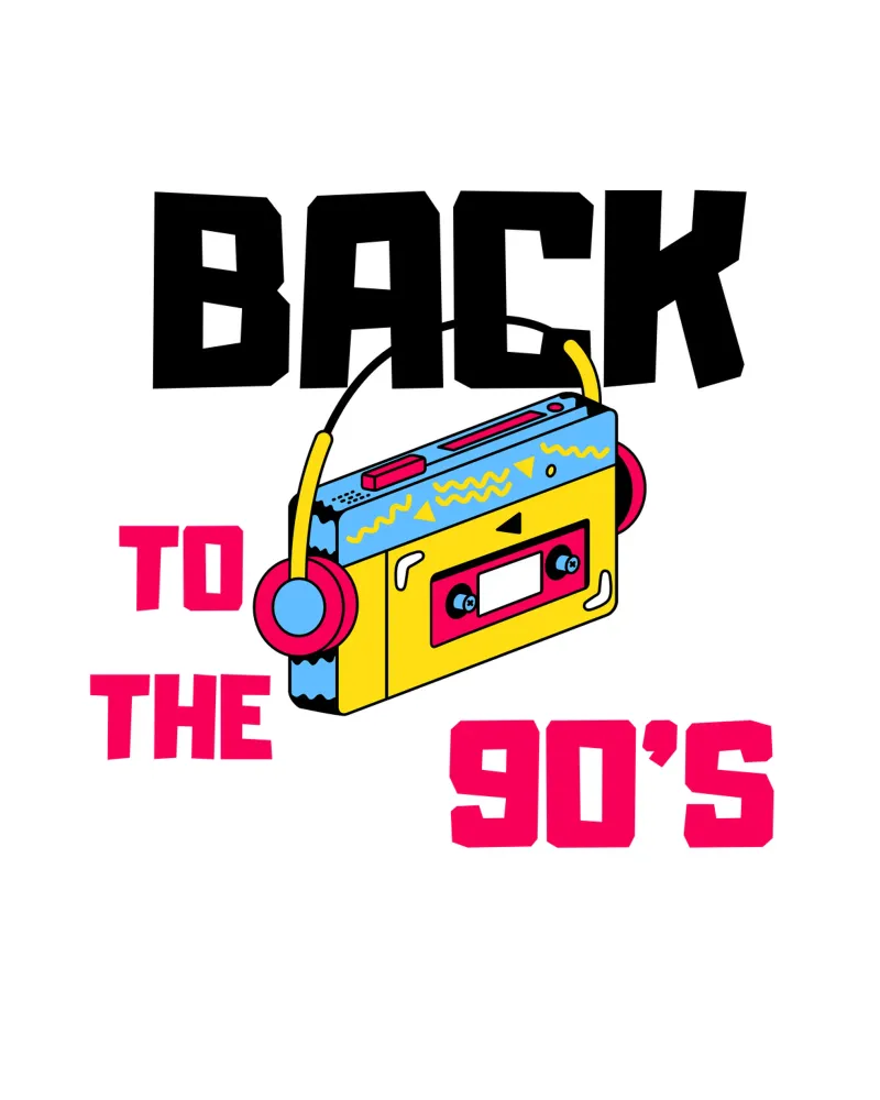 Back to the 90s with a cassette recorder canvas by ArtDesign by KBK