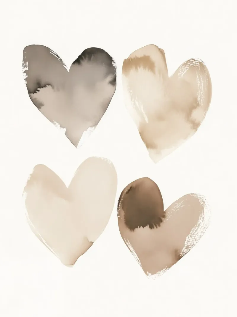 Pastel Hearts No 2 pellicola backlit da treechild