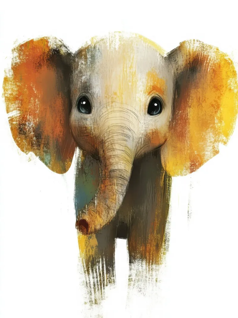 Elefante per asilo nido pellicola backlit da Imagine