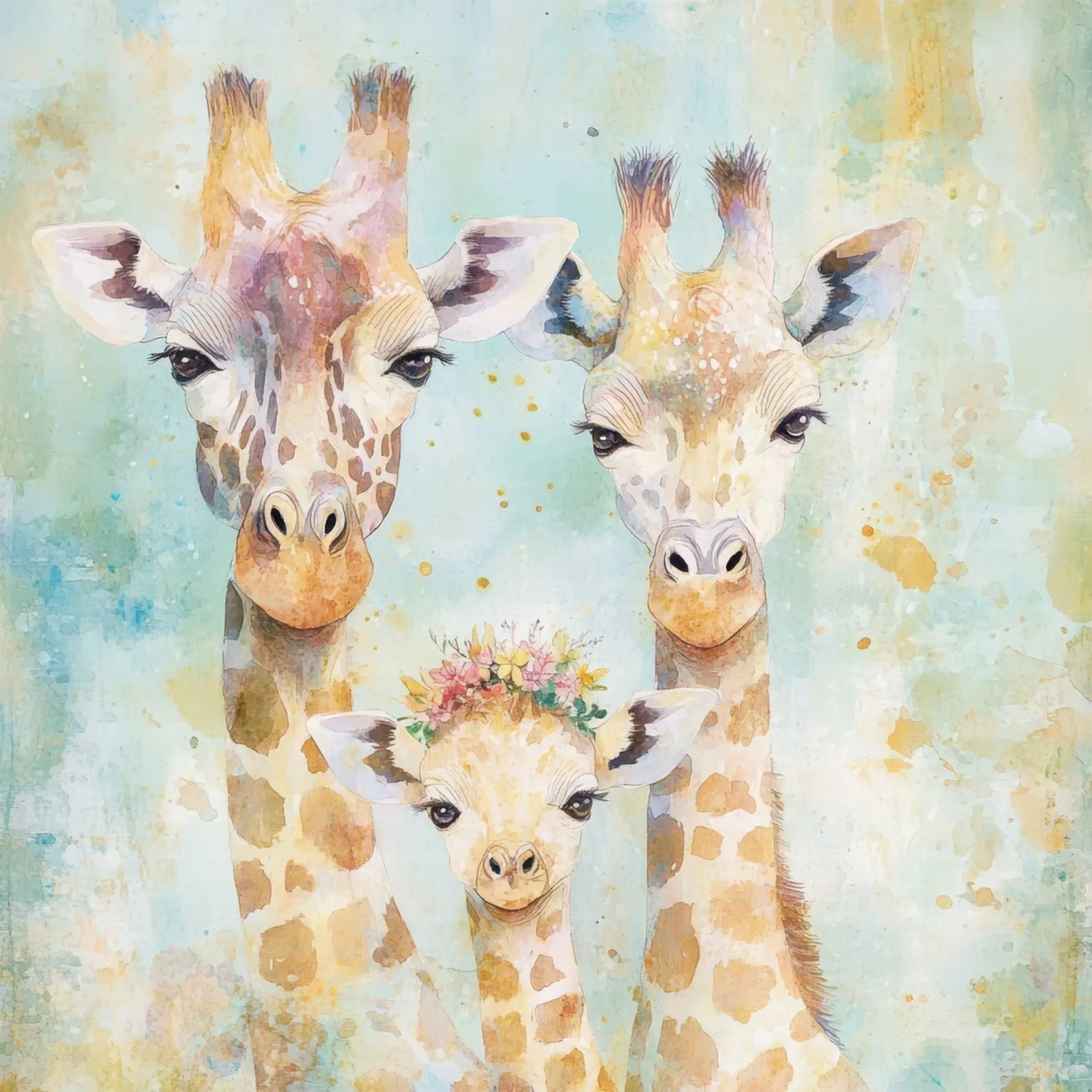 Giraffa per la camera dei bambini pellicola backlit da Imagine