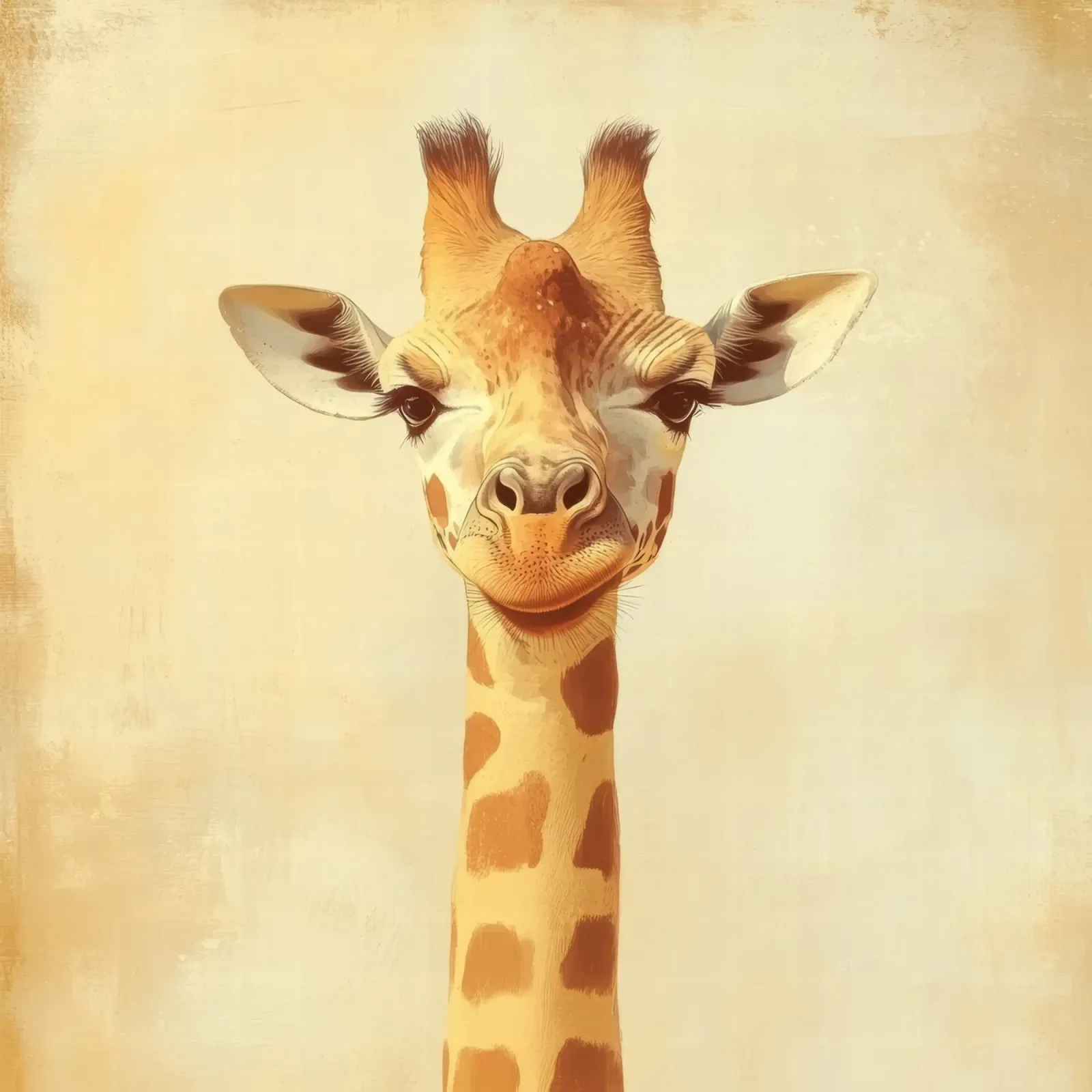 Giraffa per la camera dei bambini pellicola backlit da Imagine
