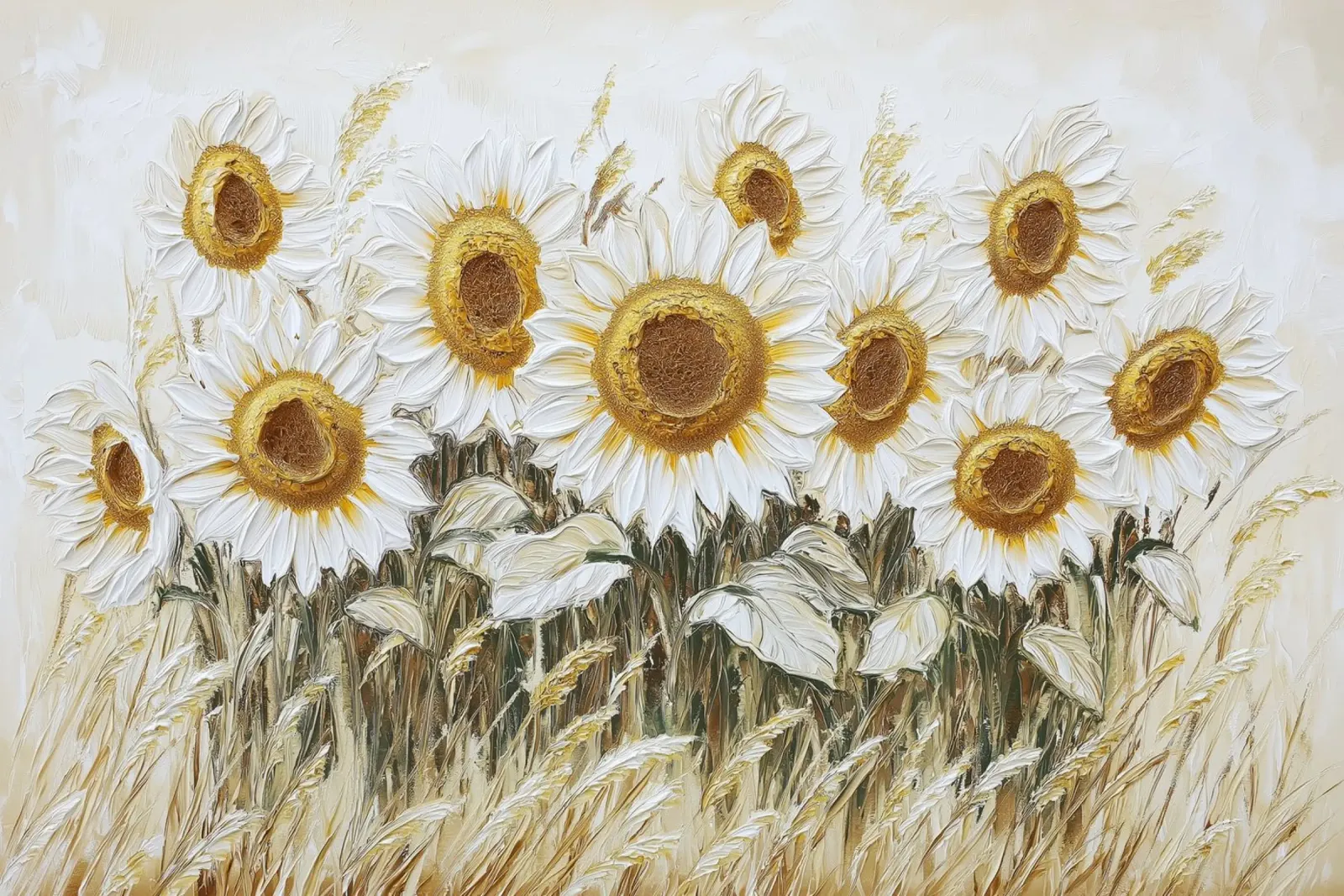 Girasoli pellicola backlit da Imagine