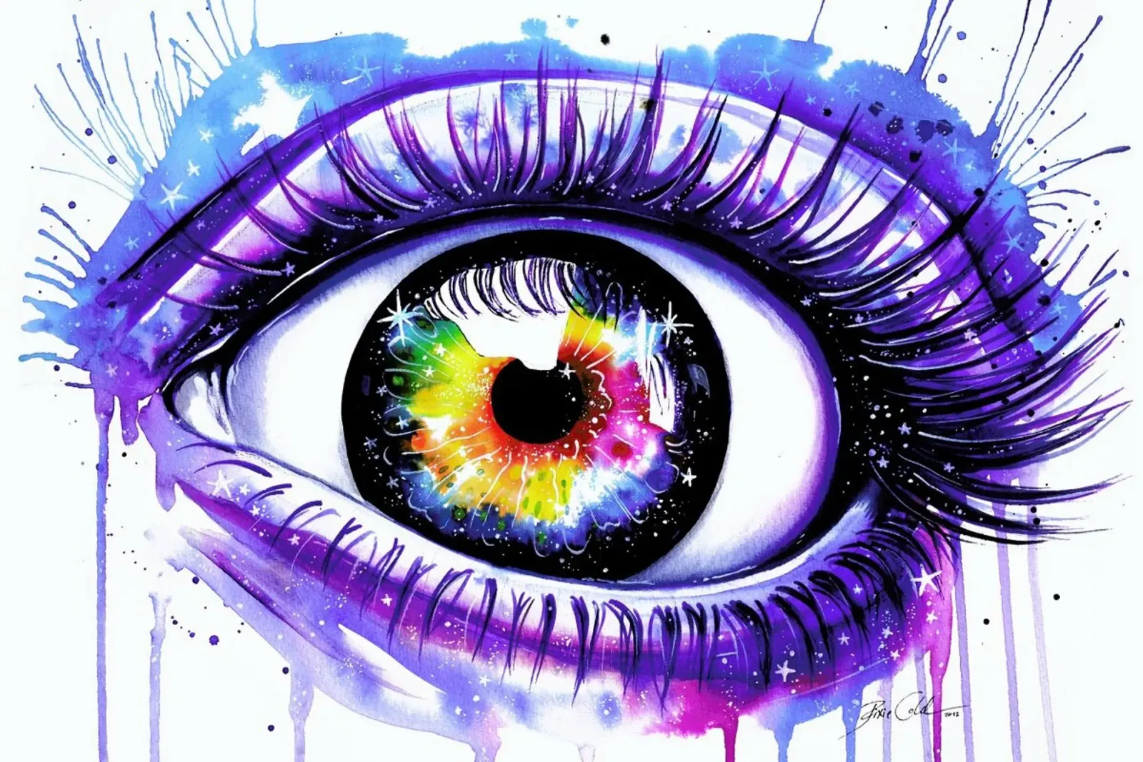 Galaxy Eye placa de forex de Pixie Cold