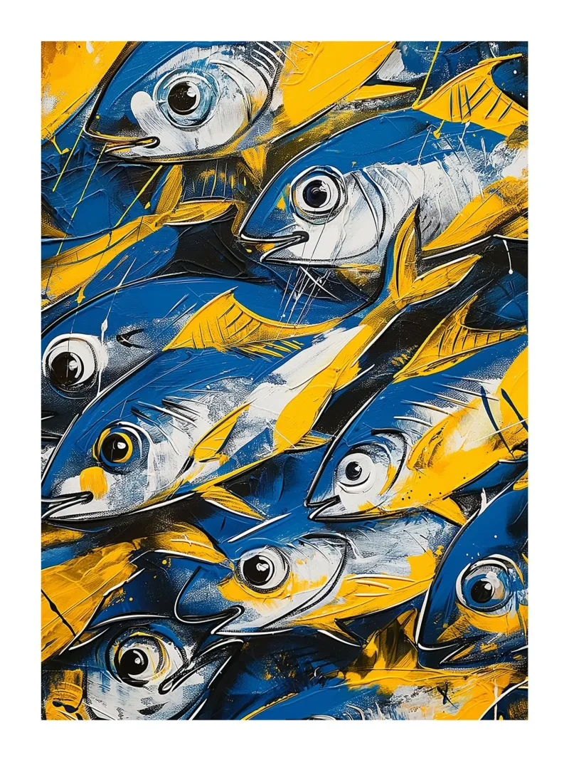 Pesce vibrante plexiglass da DWA