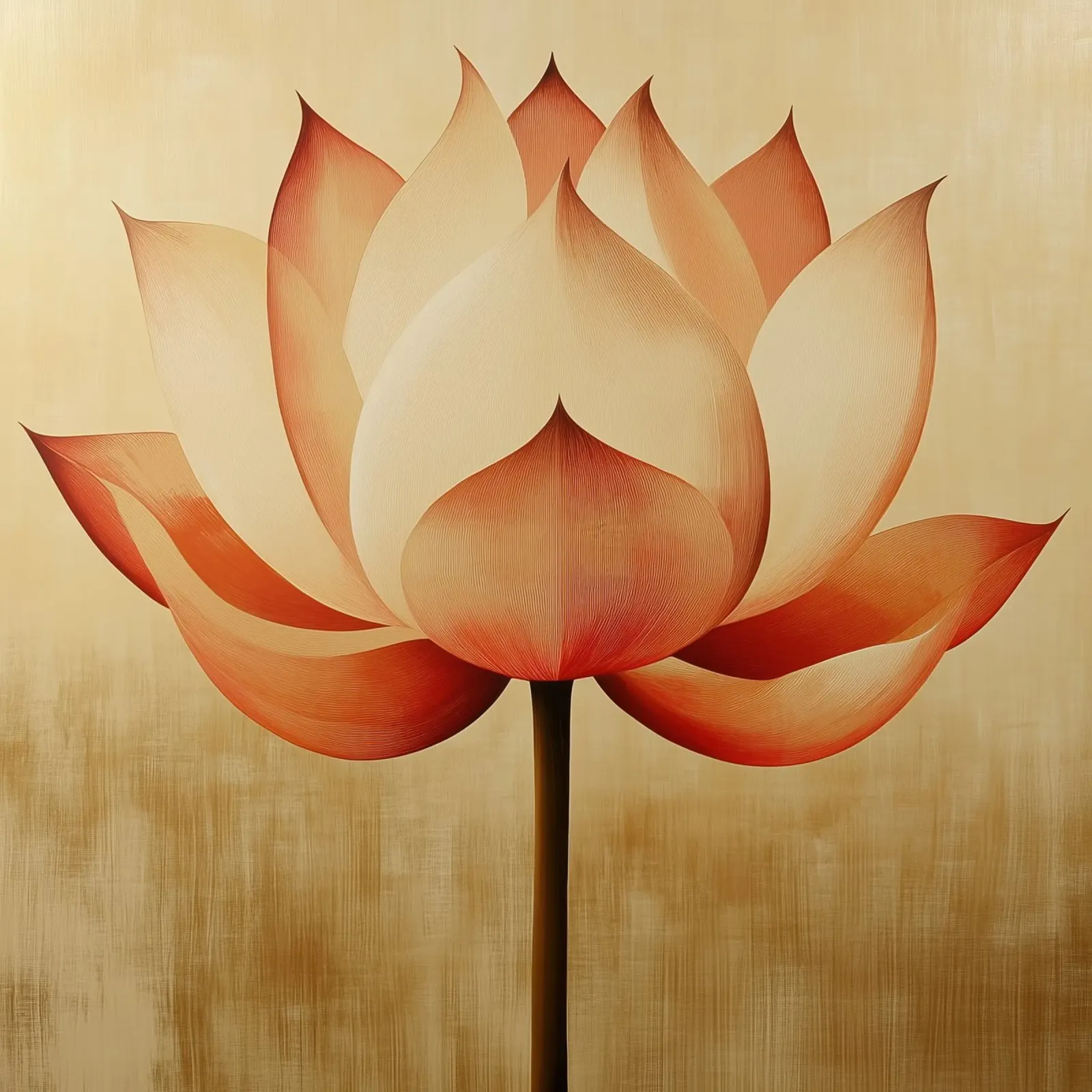 Fiore di loto alluminio dibond da Imagine