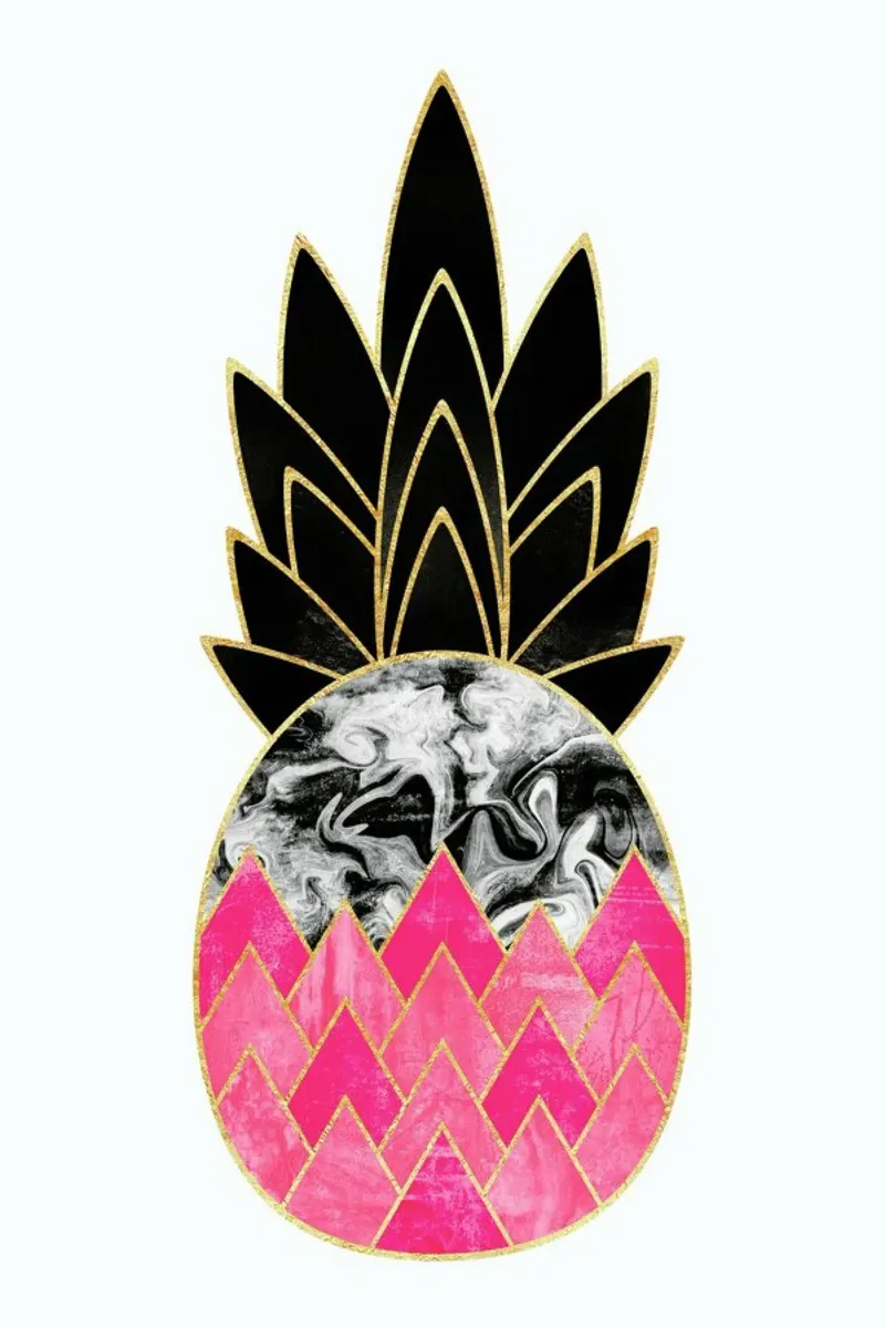 Precious Pineapple 2 pellicola backlit da Elisabeth Fredriksson