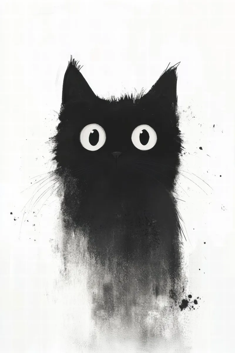 Black poster con telaio in plastica da Art Unleashed