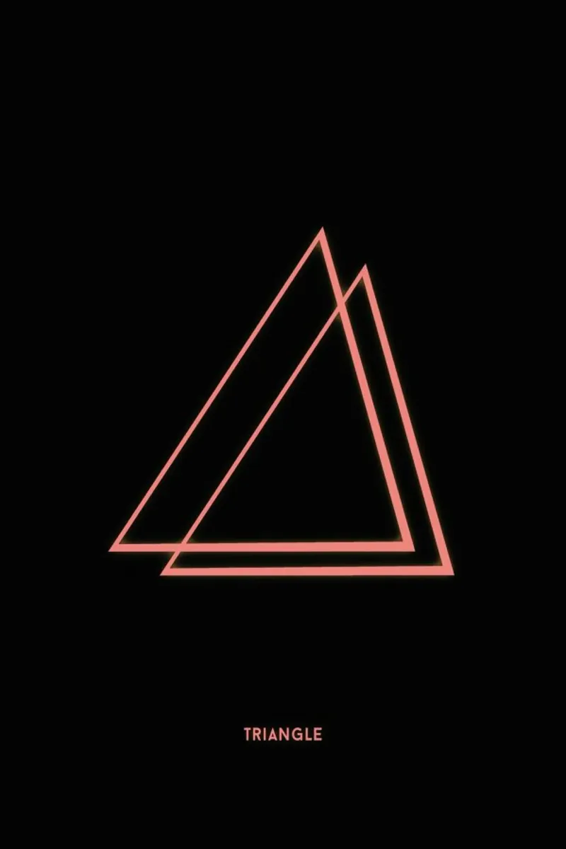 Neon Triangle pellicola backlit da In Full Color