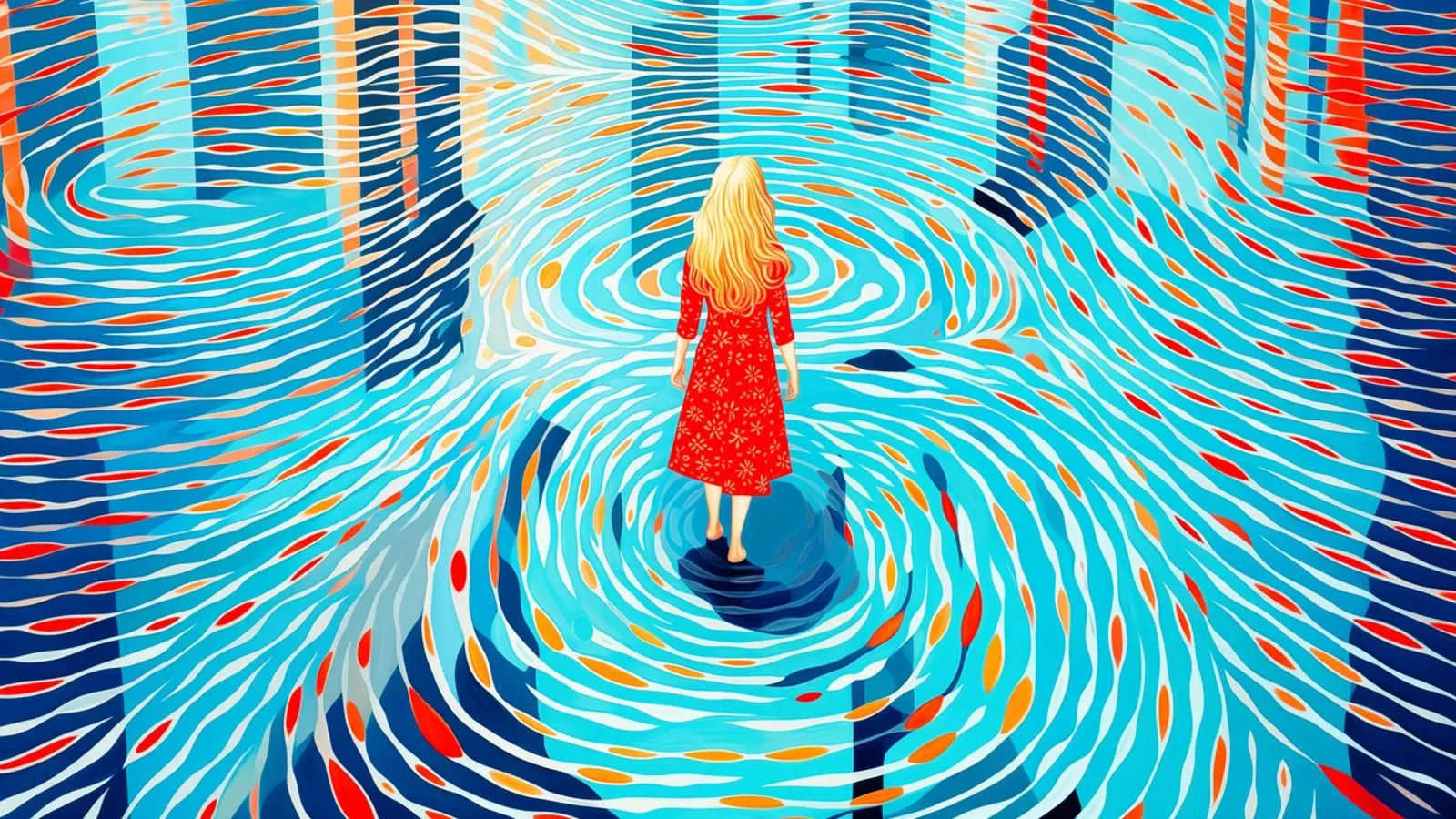 Giornata di pioggia in piscina | 16:9 poster da Autofocus