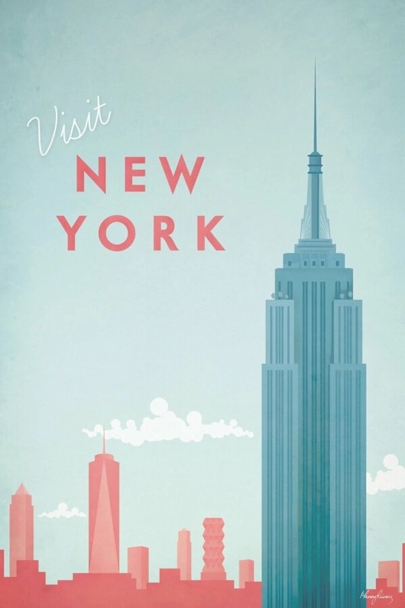 New York poster de Henry Rivers