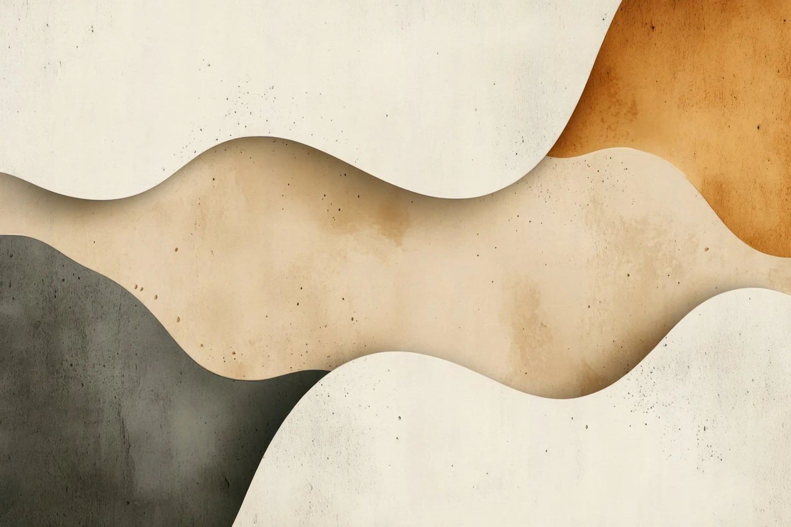 Delicati rivoli Sabbie serene Armonia del deserto sussurrante pannello forex da Modern Muse