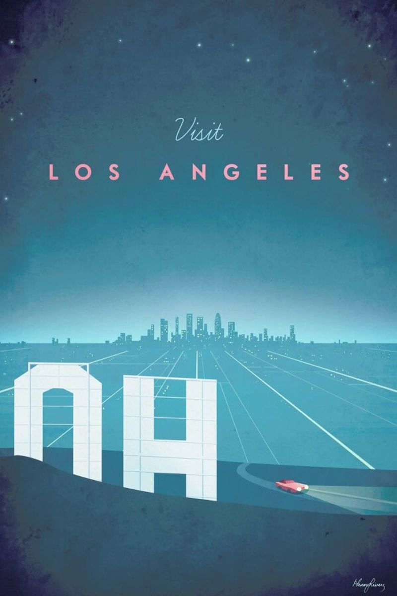Los Angeles poster by Henry Rivers