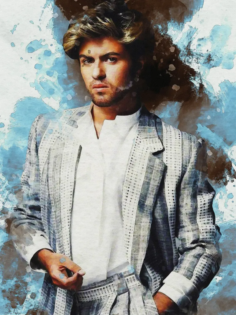 Macchia di ritratto George Michael pellicola backlit da Gunawan Rb