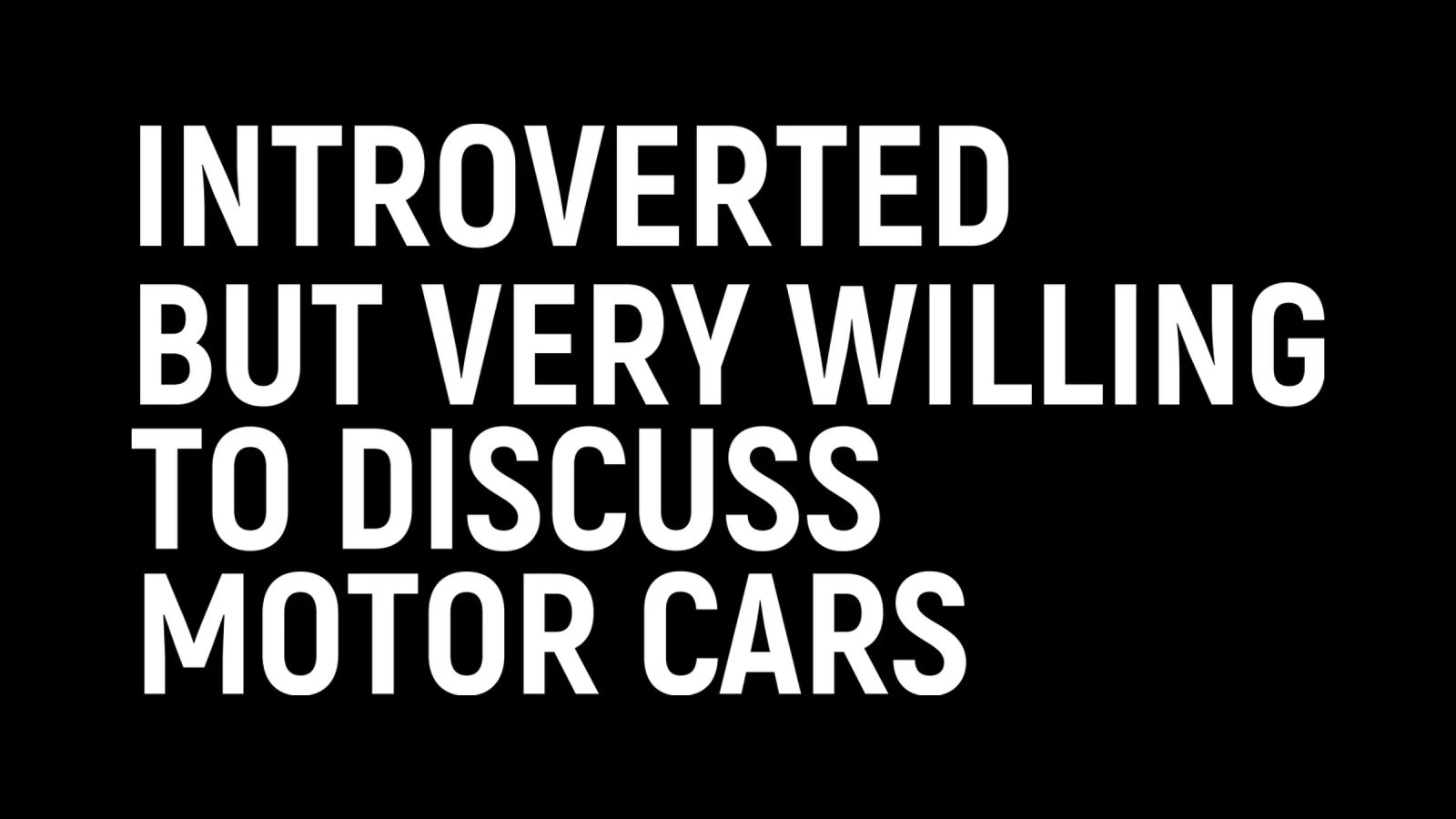 Introverted but very willing to discuss motor cars carta hahnemühle da happieeagle