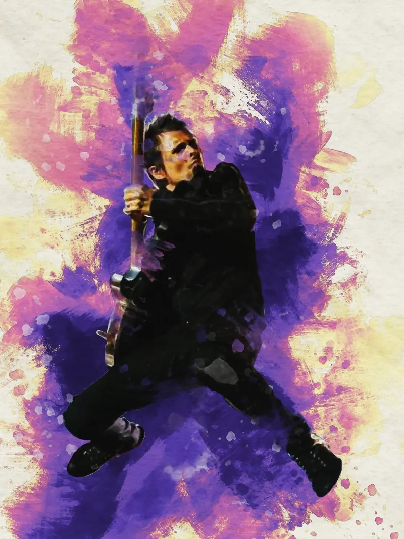 Sbaffo Matt Bellamy Salto alluminio dibond da Gunawan Rb