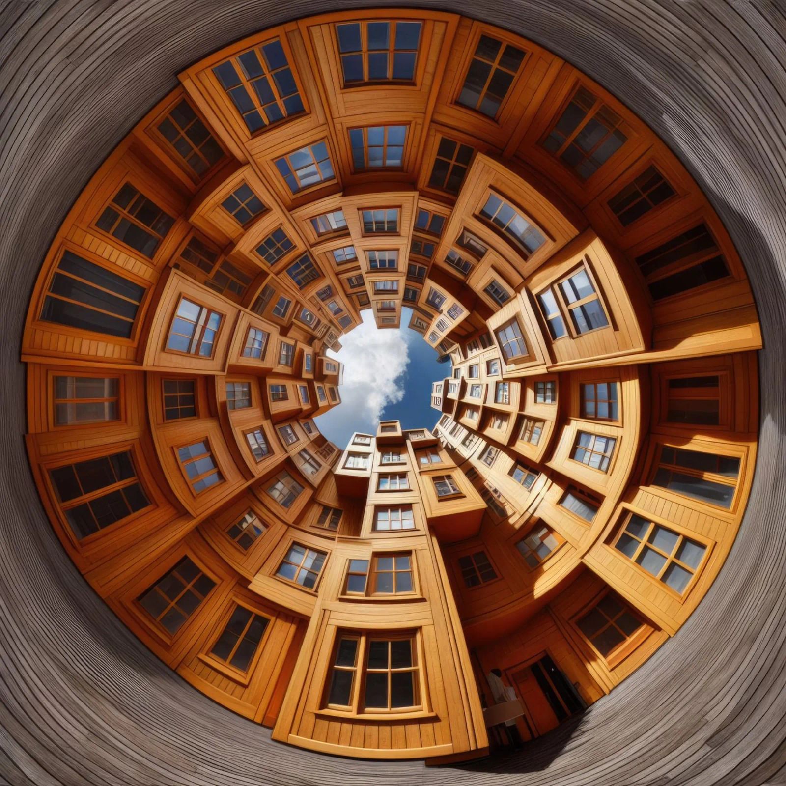 Sphere 060 - Unique Wooden Architecture pellicola backlit da Spheres