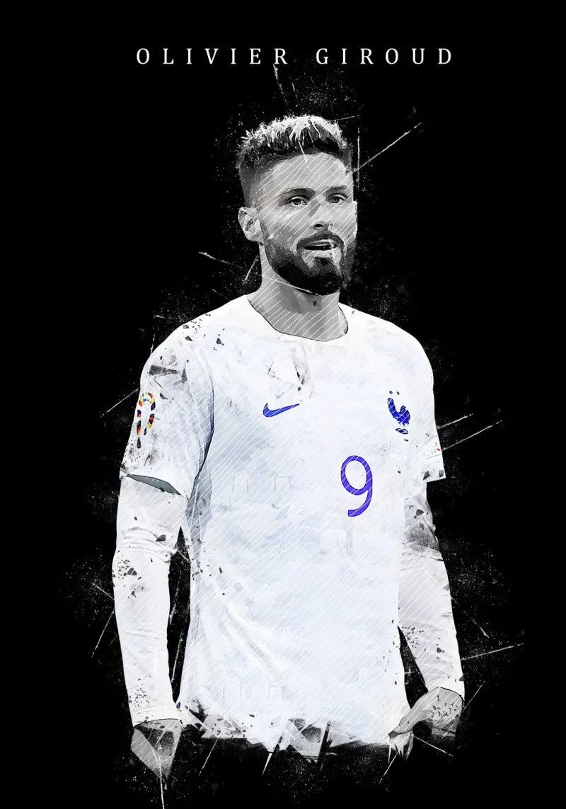 Olivier Giroud pellicola backlit da tenten