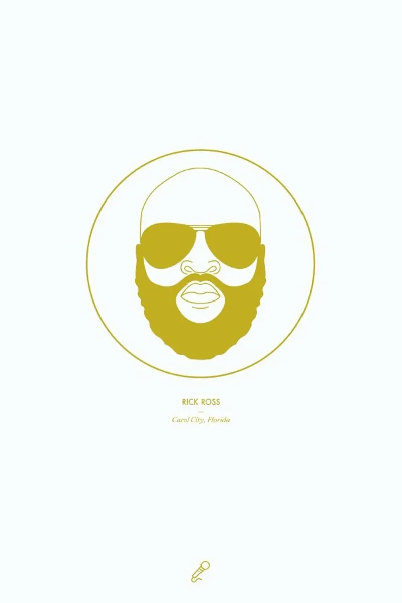 Rick Ross pellicola backlit da Dean Smith