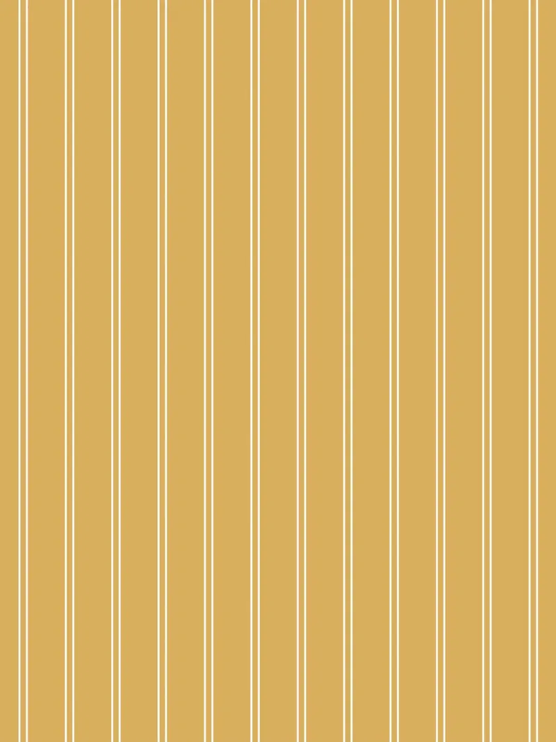 Minimal Basic Classic Pinstripe | Blanc sur jaune moutarde hahnemühle de Beauty in Simplicity