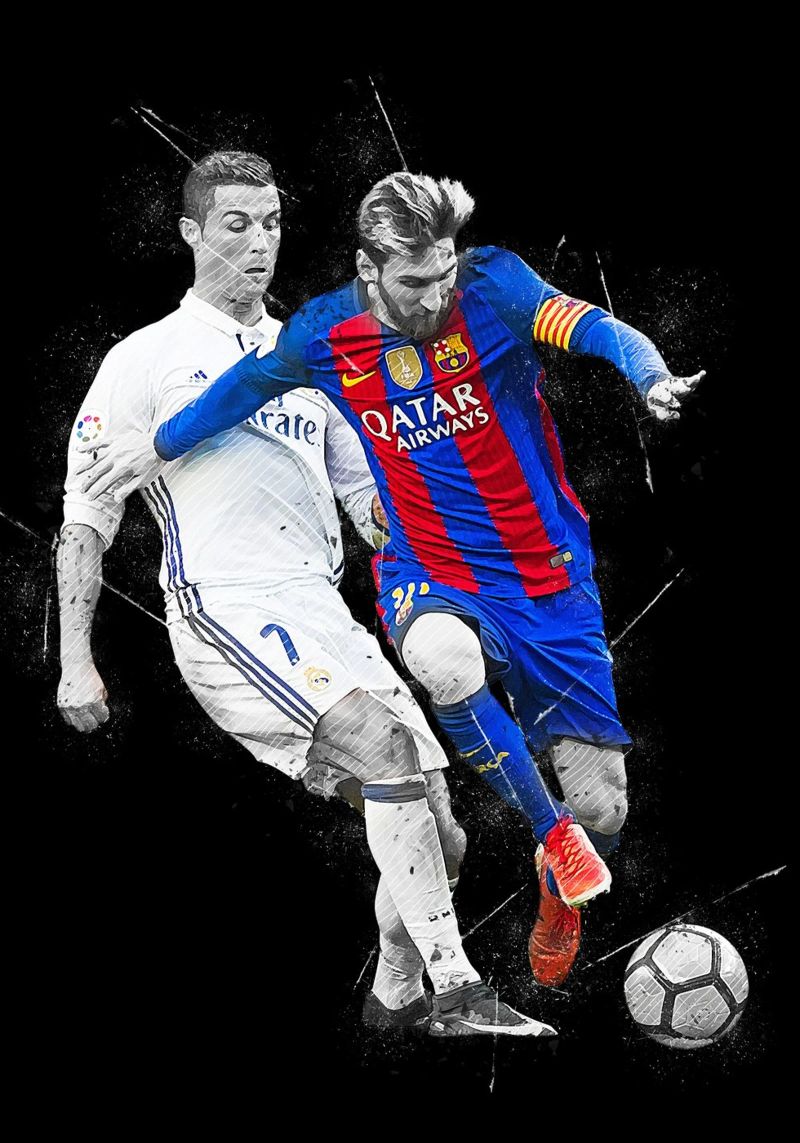 Ronaldo And Messi 2 poster by tenten