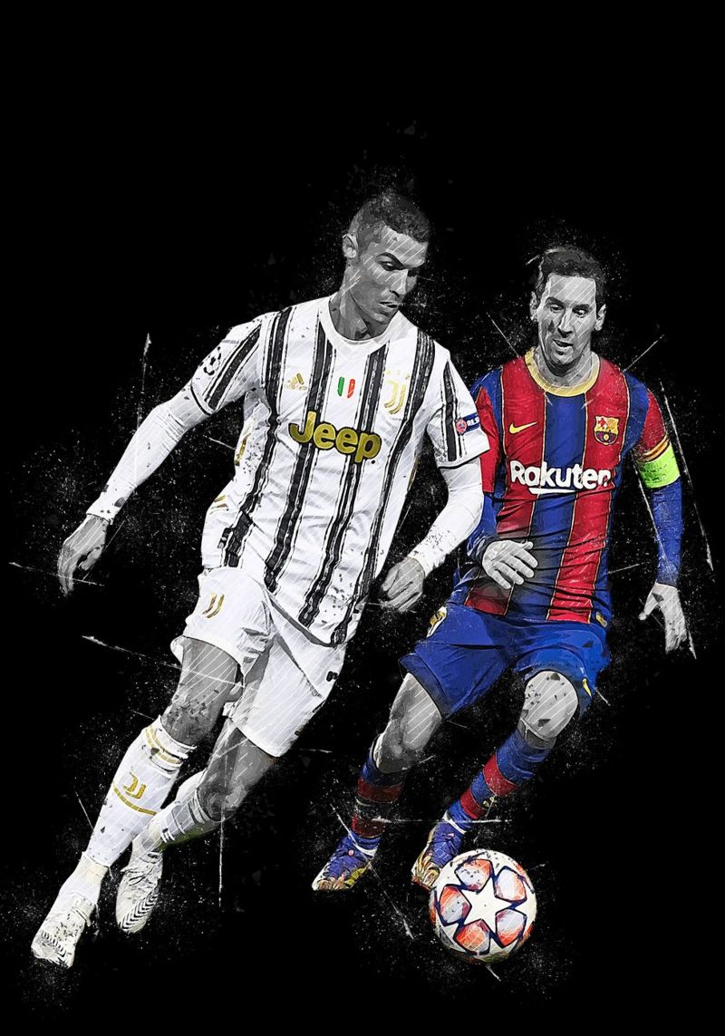 Ronaldo And Messi poster by tenten