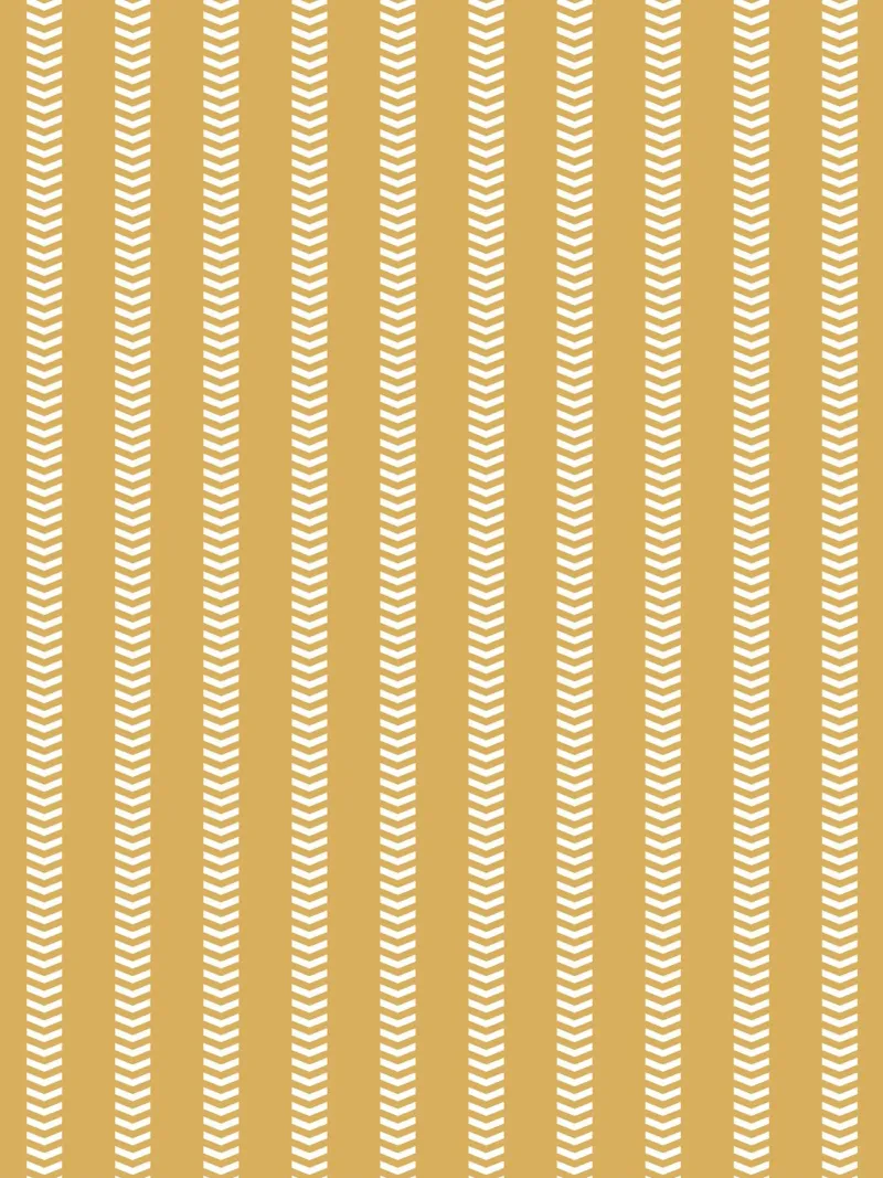 Basic Chic Mudcloth Flèches rayées | Blanc sur Jaune moutarde hahnemühle de Beauty in Simplicity
