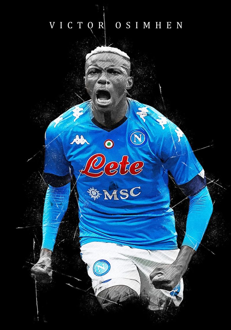 Victor Osimhen poster by tenten
