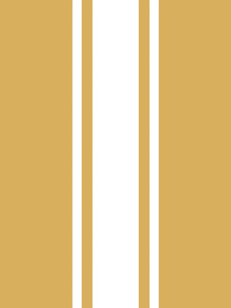 Strisce centrate Basic Scandi 1 | Bianco su giallo senape pellicola backlit da Beauty in Simplicity