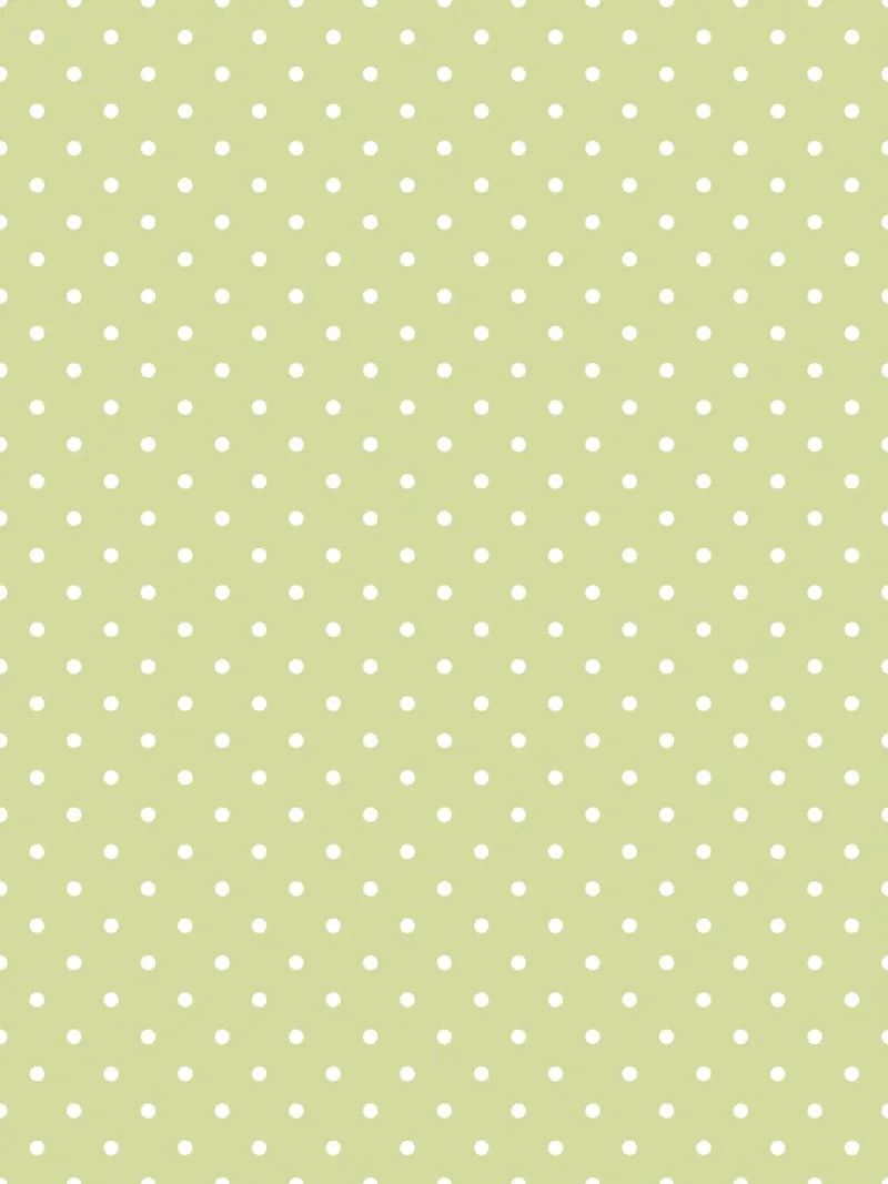 Minimal Chic Basic Klassisch Polka Dots | Weiß auf Apfelgrün Hahnemühle von Beauty in Simplicity