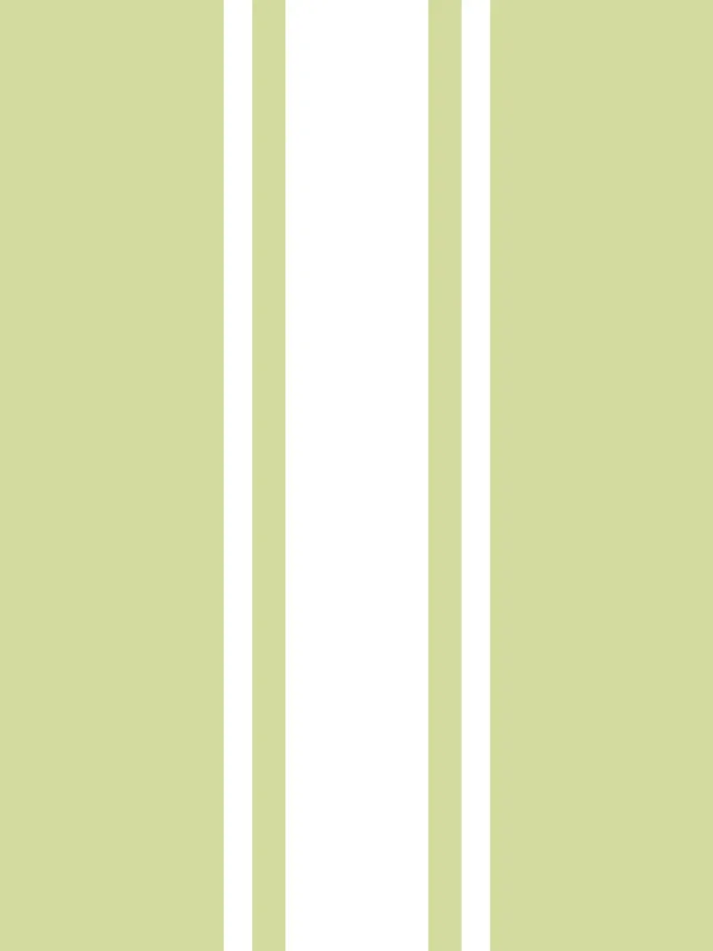 Basic Chic Scandi a righe centrate 1 | Bianco su verde tenue plexiglass da Beauty in Simplicity