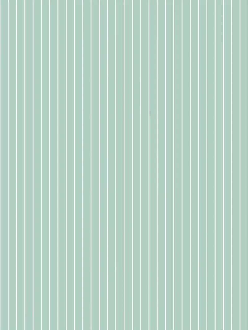 Minimal Basic Classic Pinstripe | Bianco su Soft Blue Green pellicola backlit da Beauty in Simplicity