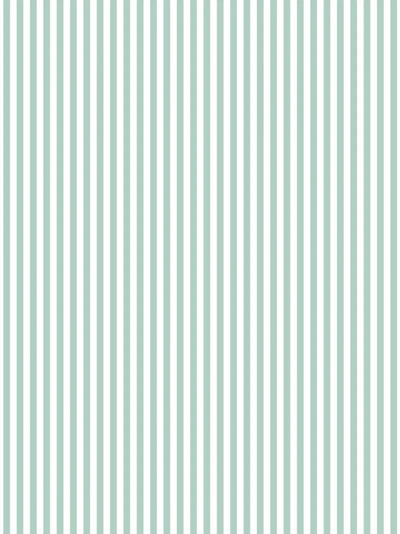 Basic Classic Bold Stripes 2 | White and Soft Blue Green poster with plastic frame by Beauty in Simplicity