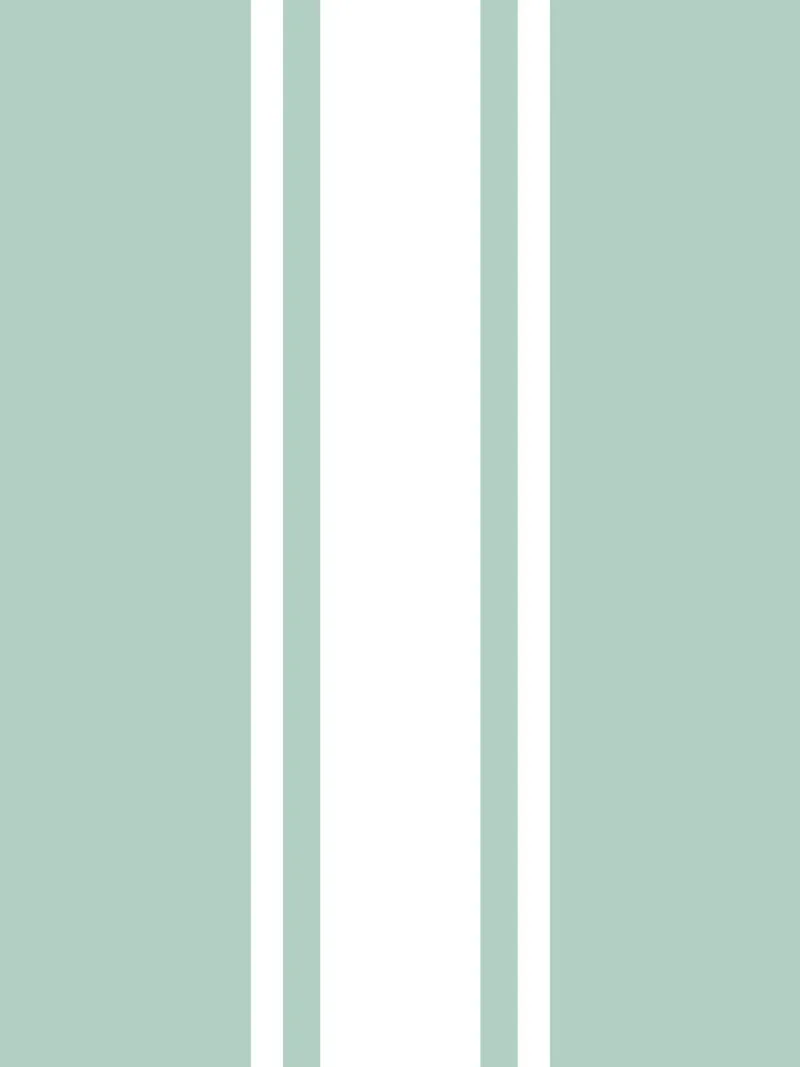 Strisce centrate Basic Scandi 1 | Bianco su blu morbido verde pellicola backlit da Beauty in Simplicity