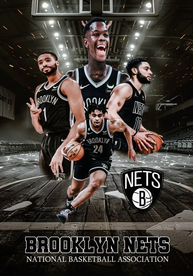 Brooklyn Nets pellicola backlit da tenten