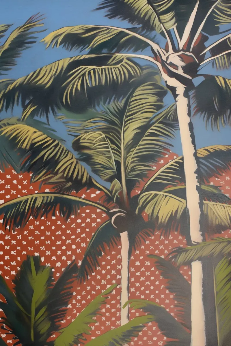 Palme viventi popart carta hahnemühle da Carinaprint