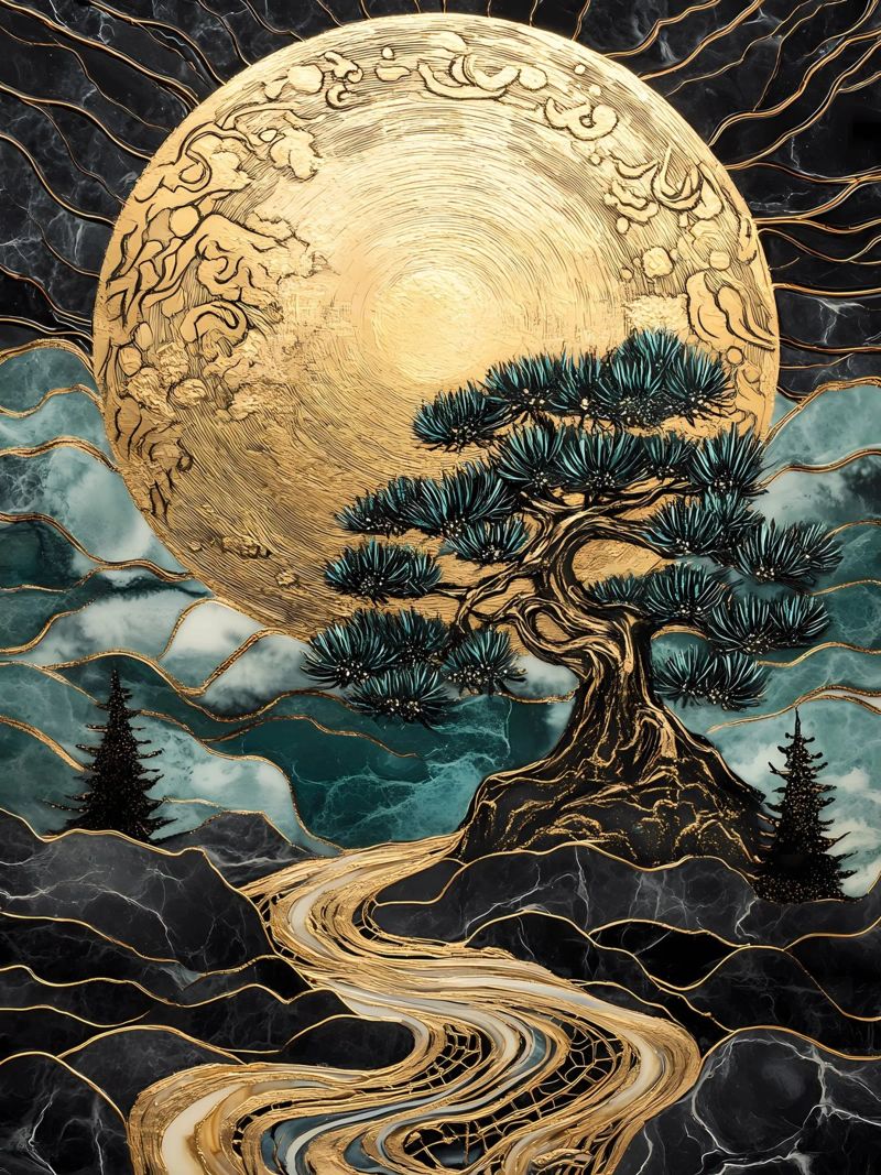 Harmony Tree poster by Olga Wildrose