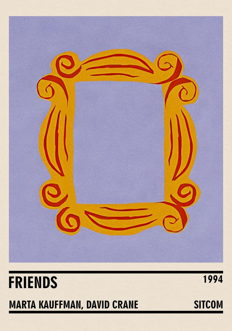Friends poster with plastic frame by TheArtstudio