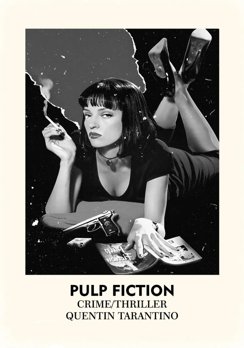Pulp Fiction pellicola backlit da FreeArtStudio