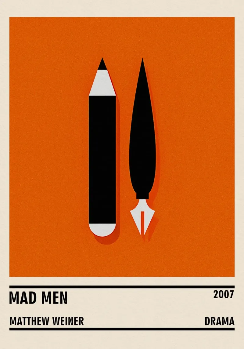 Mad Men tela con Cornice a cassetta da TheArtstudio