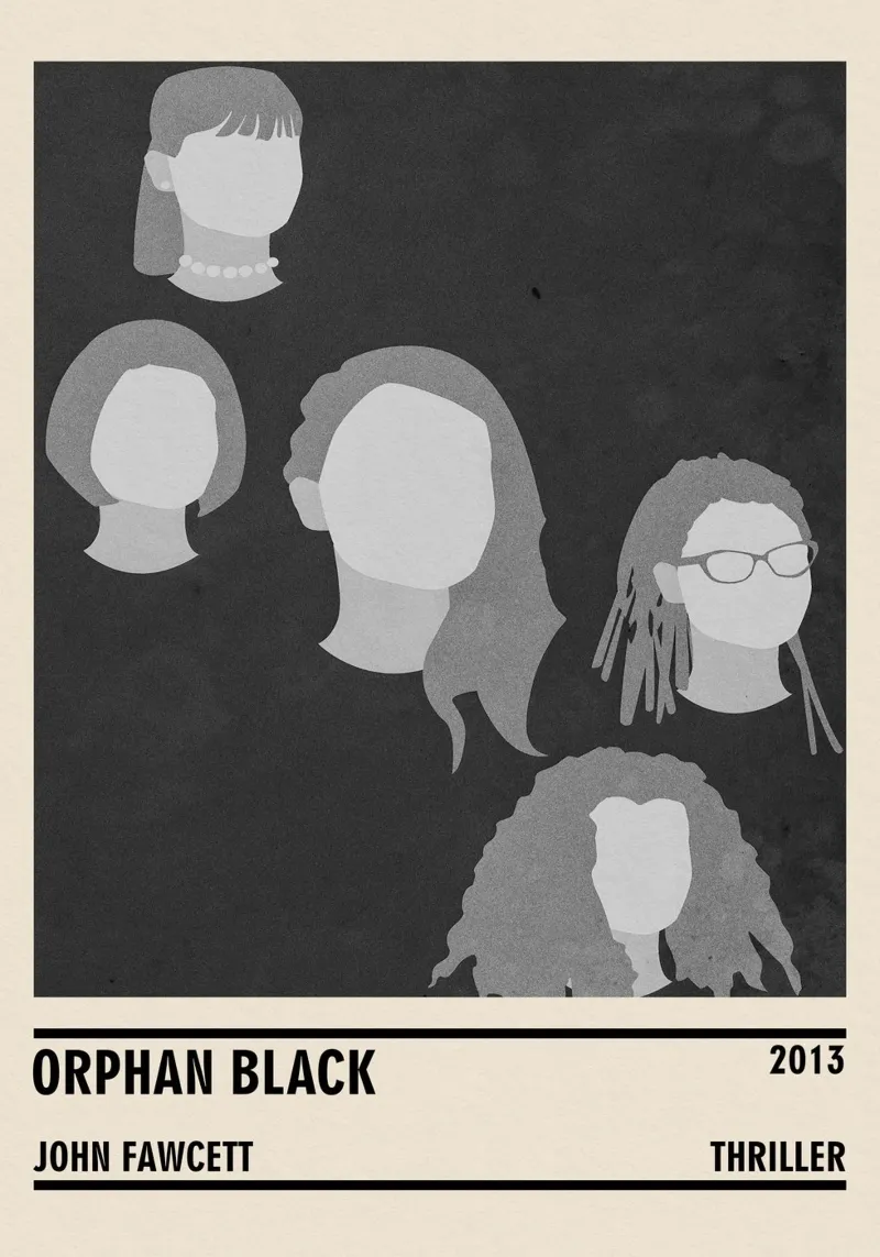 Orphan Black pellicola backlit da TheArtstudio