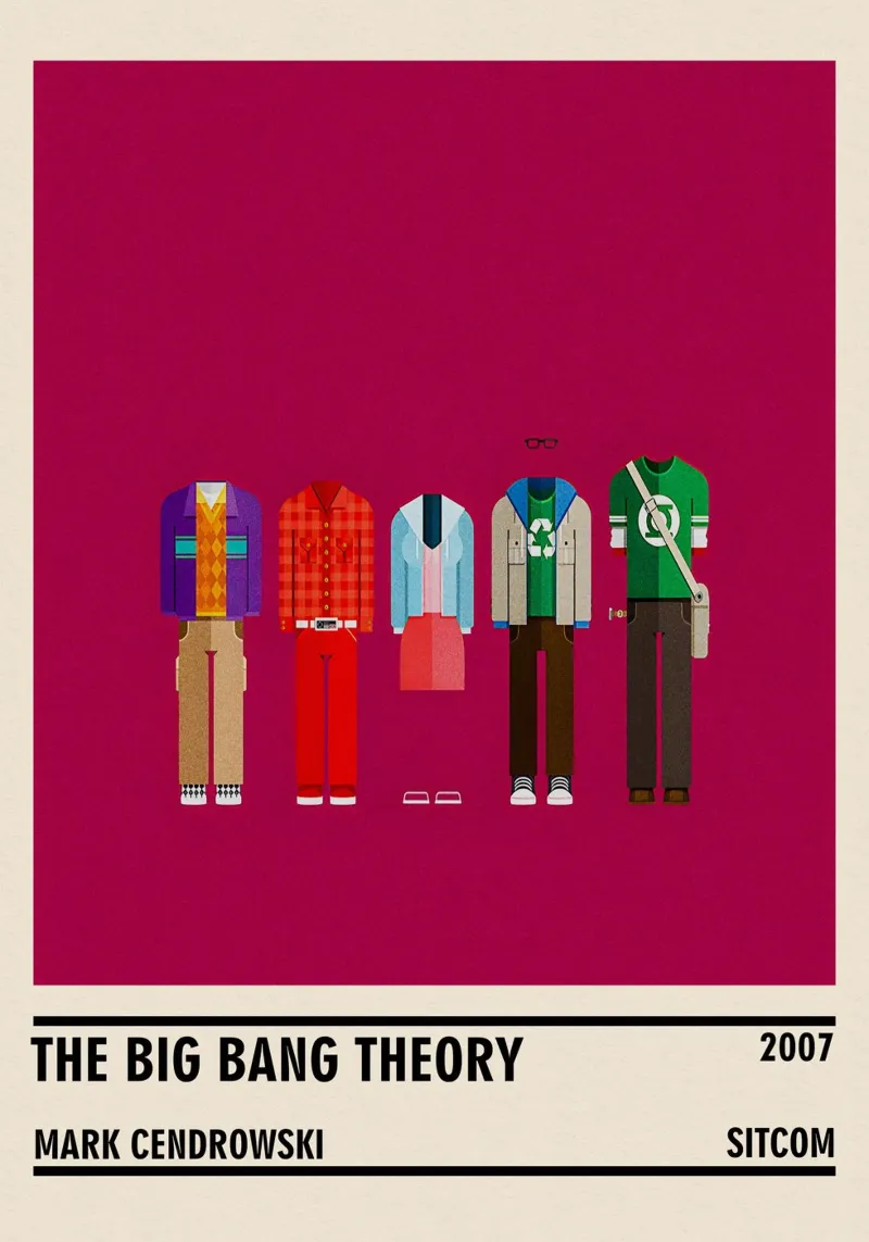 The Big Bang Theory pellicola backlit da TheArtstudio