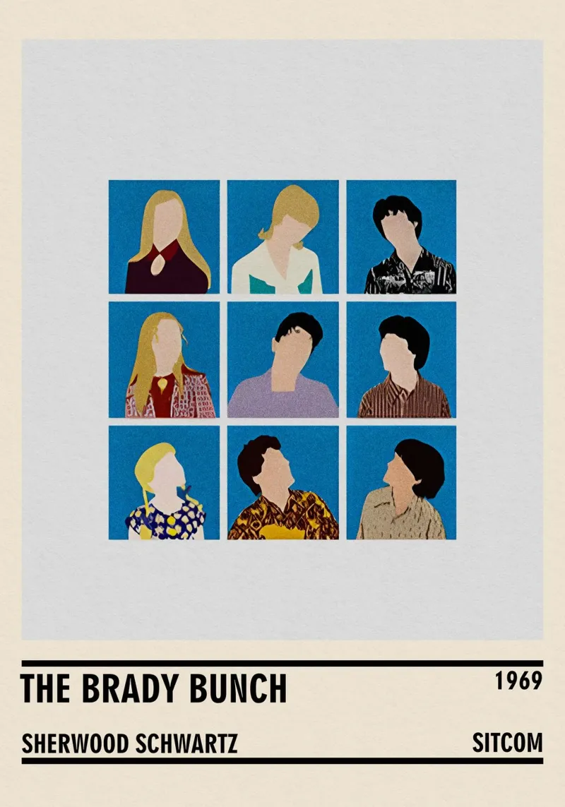 The Brady Bunch pellicola backlit da TheArtstudio